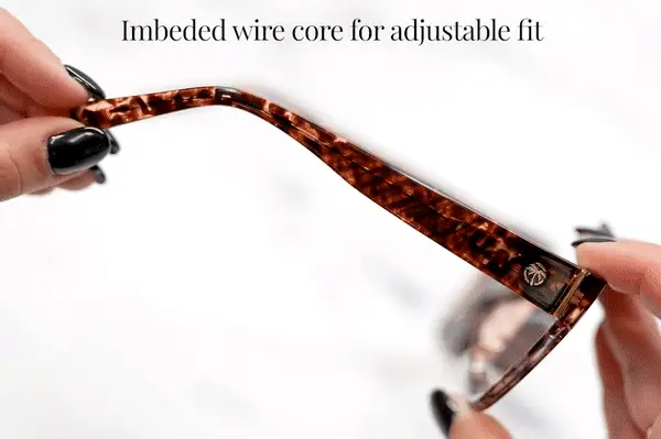 CLARITY SUNGLASSES: Black Frame x Ultra Violet - Image 3