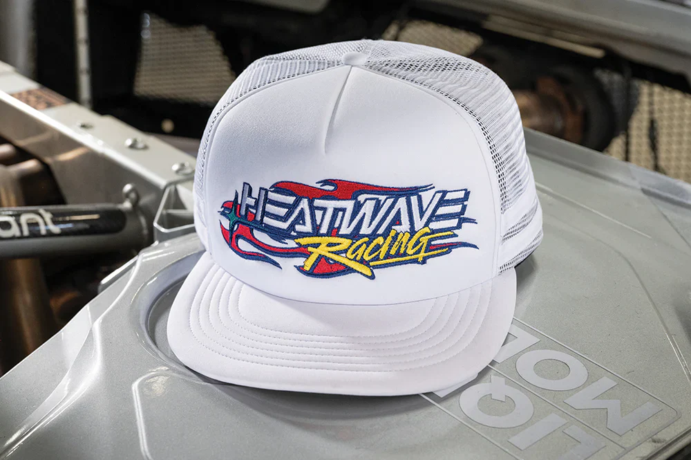 HWV HAT: Y2K Racing Hat - White - Image 3