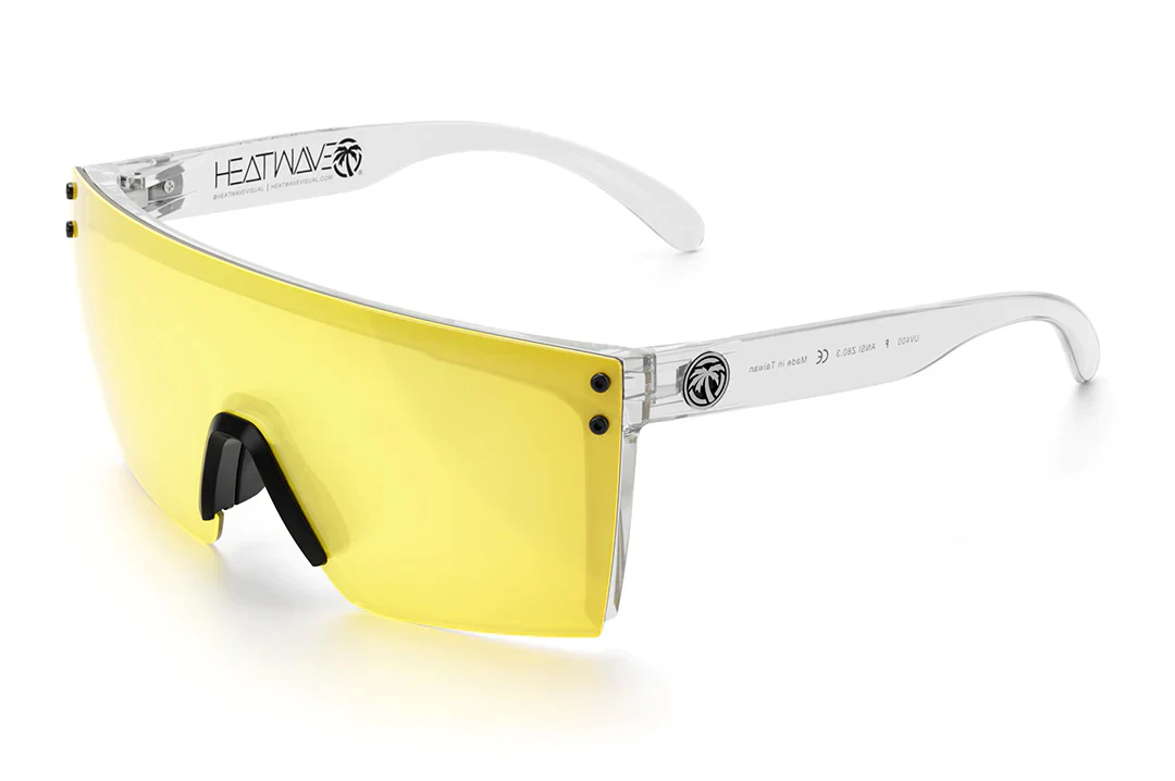 LAZER FACE SUNGLASSES: Hi-Vis Yellow
