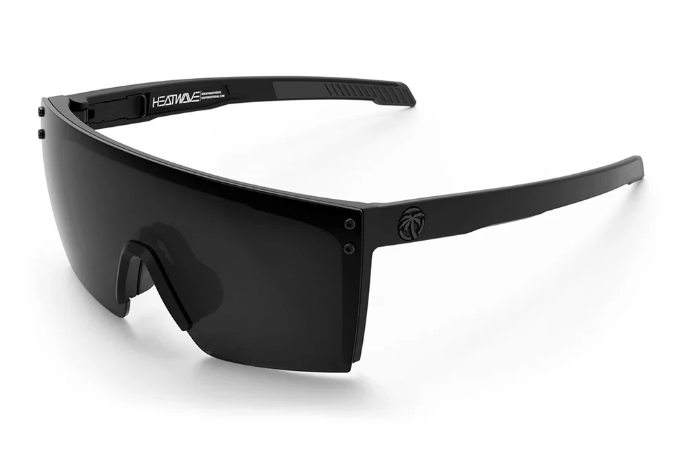 PERFORMANCE LAZER FACE SUNGLASSES: Black - Image 2