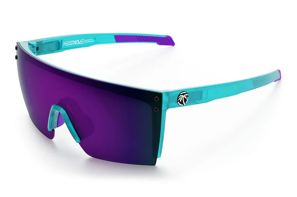 PERFORMANCE XL LAZER FACE SUNGLASSES: Aqua Frost - Image 2