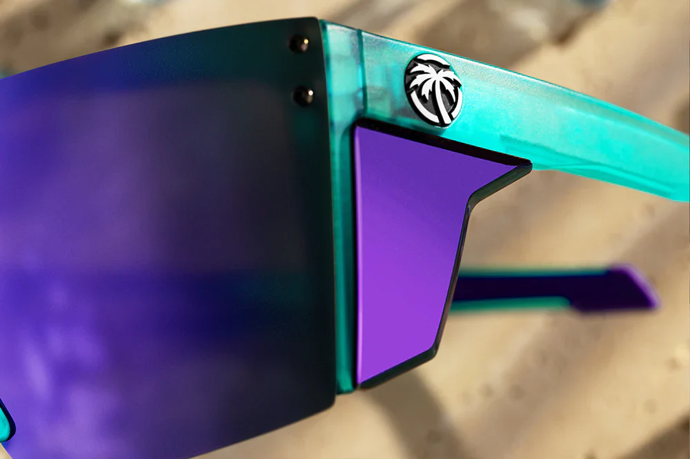 PERFORMANCE XL LAZER FACE SUNGLASSES: Aqua Frost - Image 6