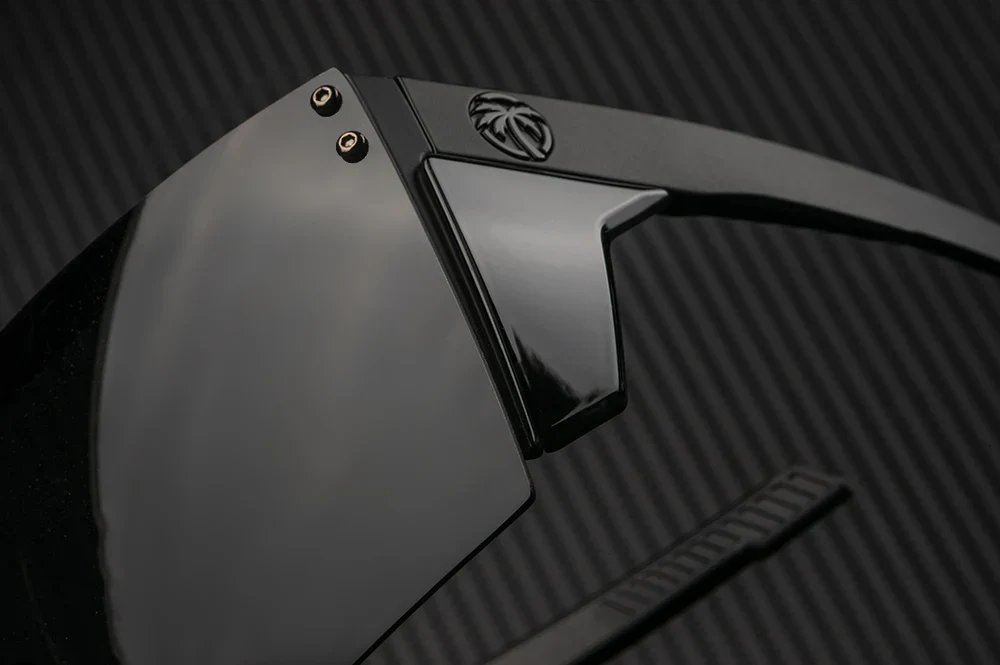 PERFORMANCE XL LAZER FACE SUNGLASSES: Black - Image 5