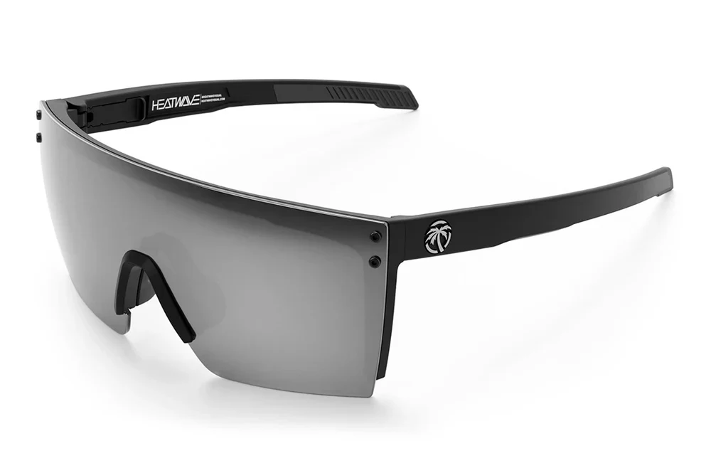 PERFORMANCE XL LAZER FACE SUNGLASSES: Silver - Image 2