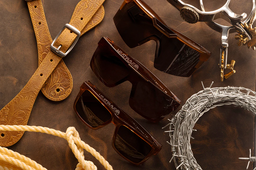 QUATRO SUNGLASSES: Saddle - Image 5
