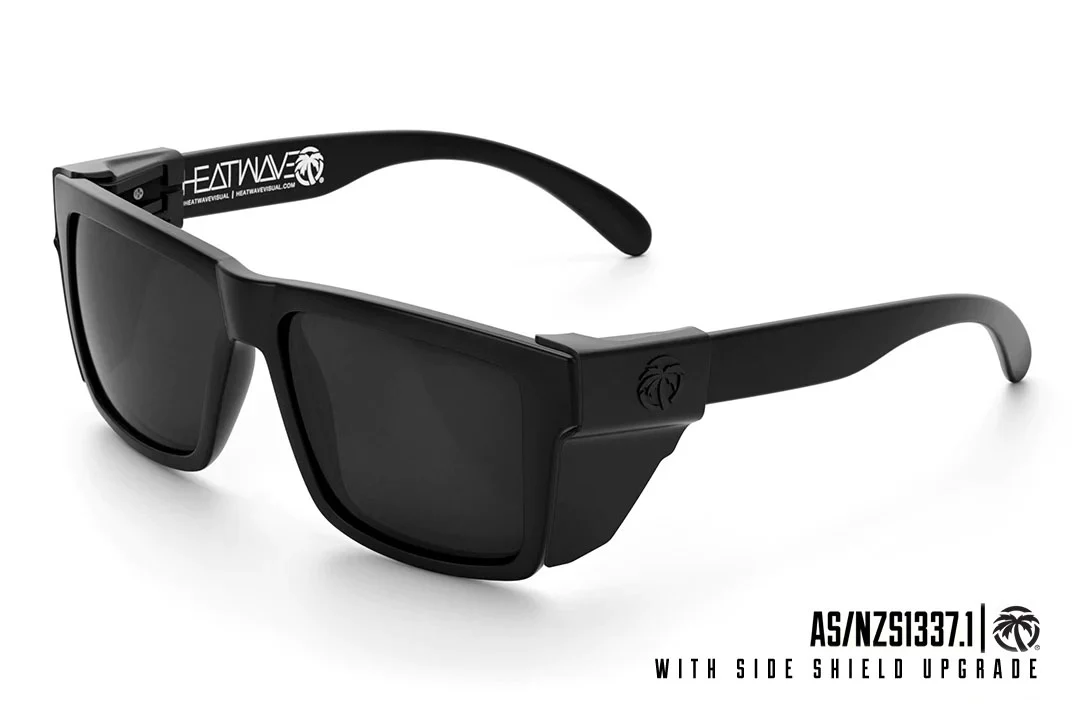 VISE Z87 SUNGLASSES: Black - Image 10