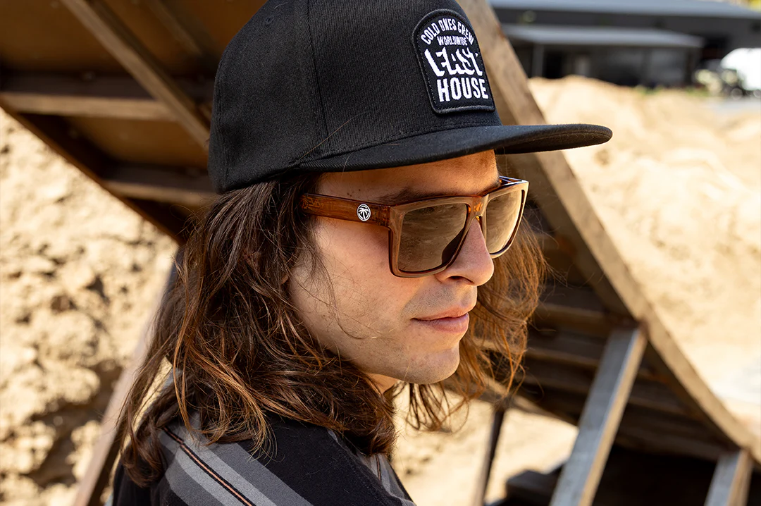 VISE Z87 SUNGLASSES: Saddle - Image 2