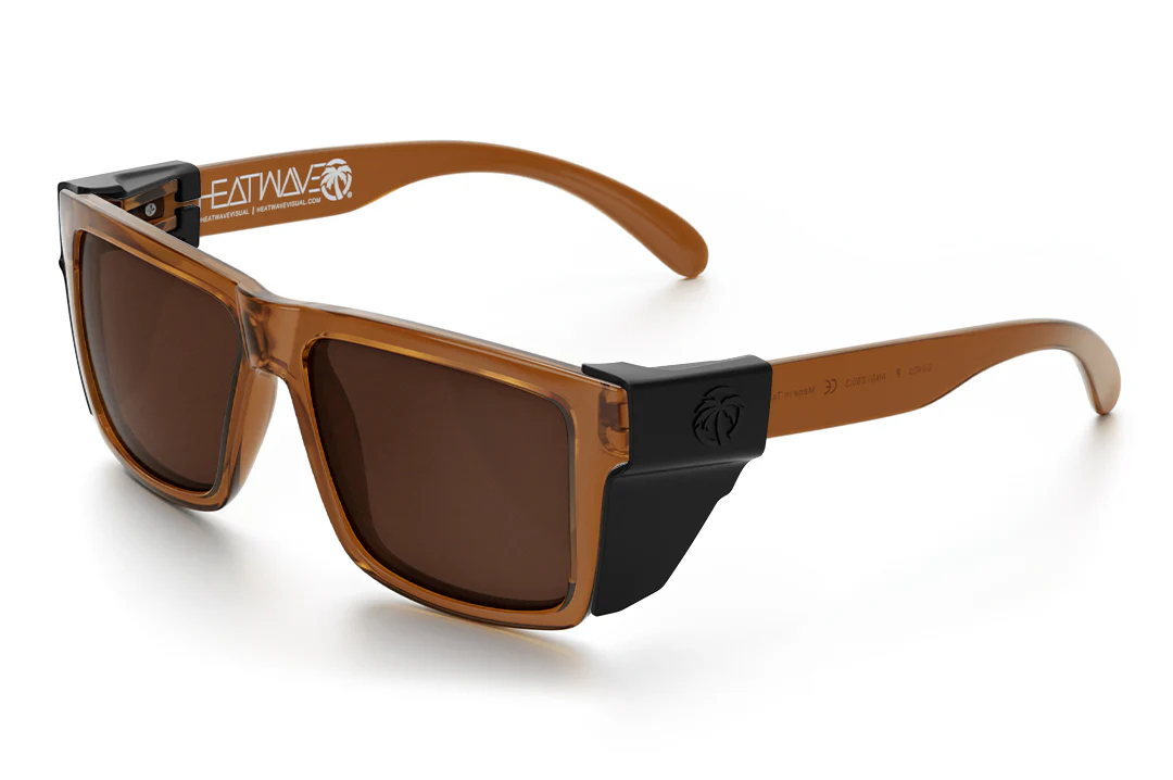 VISE Z87 SUNGLASSES: Saddle - Image 4