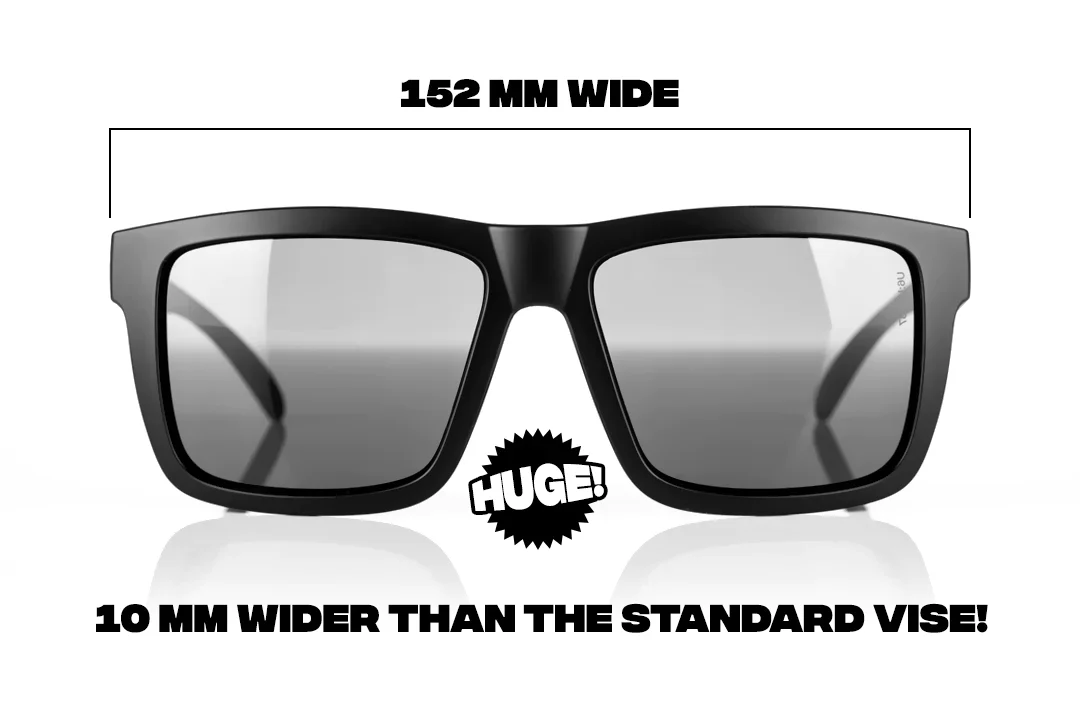 XL VISE SUNGLASSSES: Vapor x Clear - Image 4